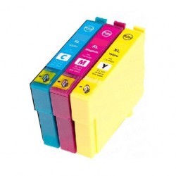 PACK 3 CARTOUCHES Type EPSON T2992/93/94 C/Y/M