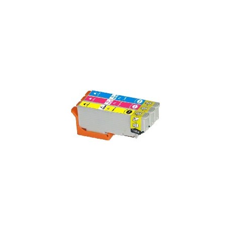 PACK 3 CARTOUCHES C/Y/M Type EPSON T2432/33/34